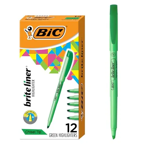 BIC Brite Liner Green Highlighters Review image 2