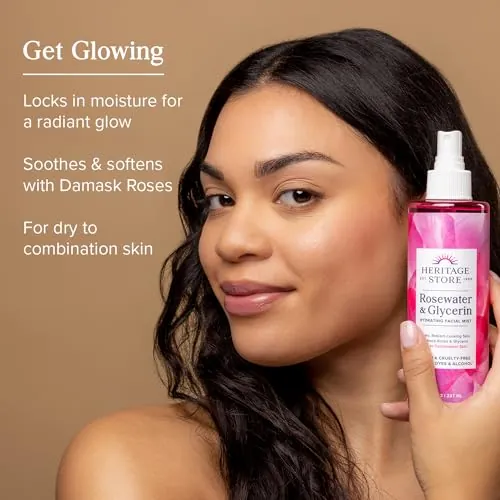 HERITAGE STORE Rosewater & Glycerin Facial Mist Review image 2