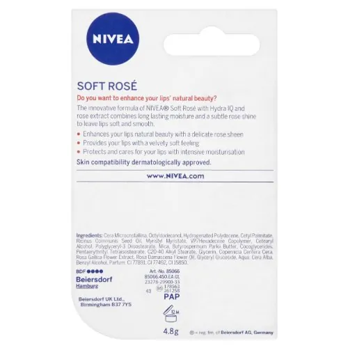 Nivea Lip Soft Rose Blister Pack Review: SPF Tinted Balm image 2