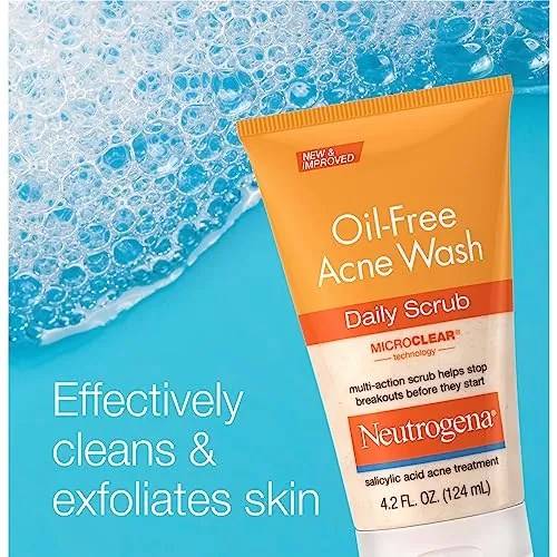 Neutrogena Oil-Free Acne Face Wash Review: Salicylic Scrub image 6