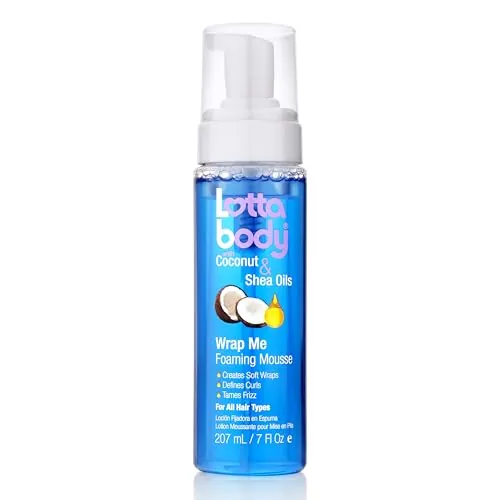 Lottabody Wrap Me Foaming Mousse Review for Curly Hair