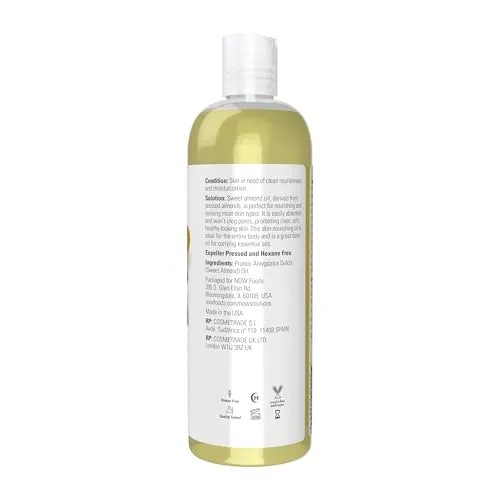 NOW Foods Sweet Almond Oil Review: Moisturizing Body Oil image 2