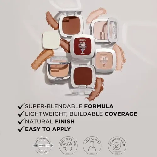 L'Oreal True Match Powder Foundation C6 Medium Review image 5