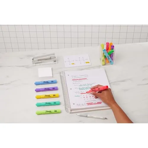 Sharpie Tank Highlighters Review: 12-Count Chisel Tip Set image 2