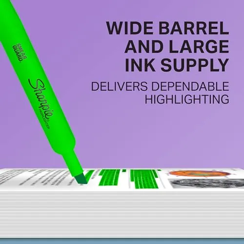 Sharpie Tank Highlighters Review: 12-Count Chisel Tip Set image 6