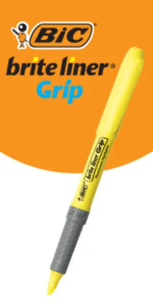 BIC Brite Liner Grip Highlighters Review: Yellow 5-Pack image 9