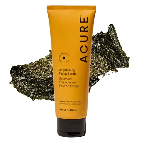 Acure Brightening Facial Scrub Review: Exfoliating Face Wash