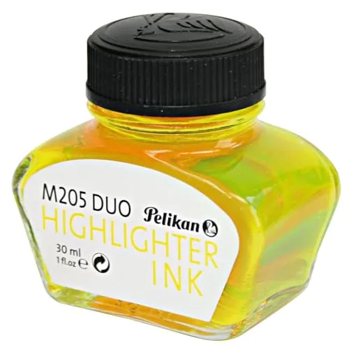 Pelikan 4001 Fluorescent Yellow Ink Review