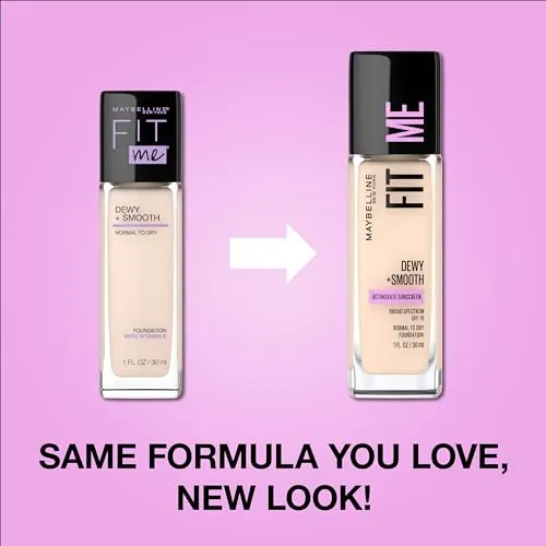 Maybelline Fit Me Dewy + Smooth Foundation Review image 2