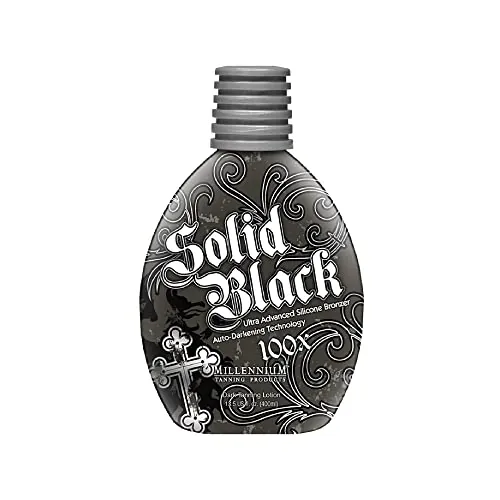 Millennium Tanning SOLID BLACK 100X Tanning Lotion Review