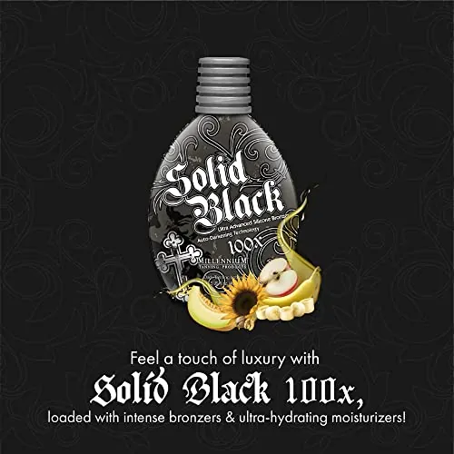 Millennium Tanning SOLID BLACK 100X Tanning Lotion Review image 6