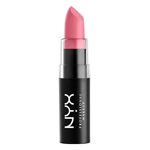 NYX Matte Lipstick Audrey Review: Mid-Tone Blue Pink image 1