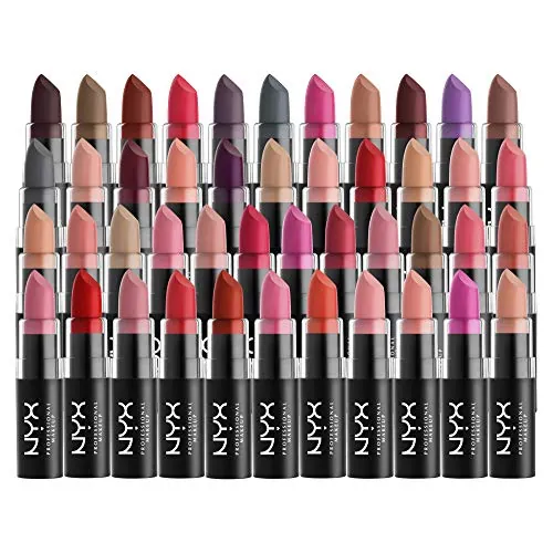 NYX Matte Lipstick Audrey Review: Mid-Tone Blue Pink image 6