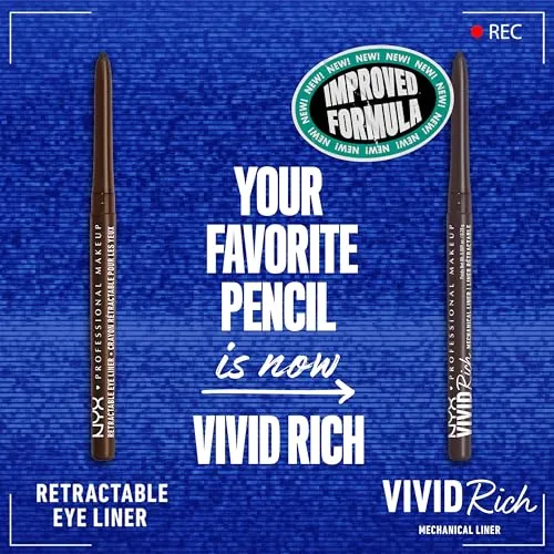 NYX Vivid Rich Mechanical Eye Pencil Review: Smokin Topaz image 2