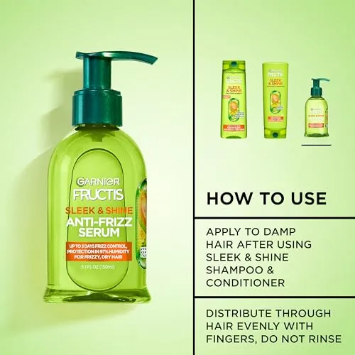 Garnier Fructis Sleek & Shine Anti-Frizz Serum Review image 4