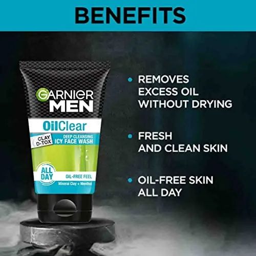 Garnier Men Oil Clear Face Wash Review for Oily Skin image 5