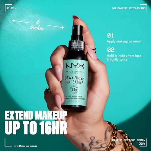 NYX Dewy Setting Spray Review: Long-Lasting Makeup Mist image 4