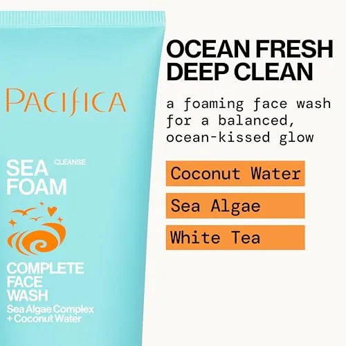 Pacifica Beauty Sea Foam Face Wash Review: Foaming Cleanser image 3