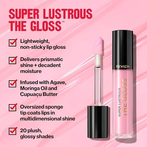 Revlon Super Lustrous Lip Gloss Pinkissimo Review image 3