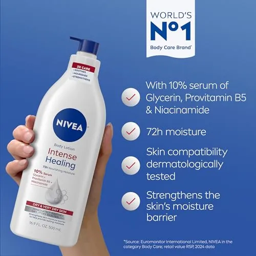 NIVEA Intense Healing Body Lotion Review for Dry Skin image 3
