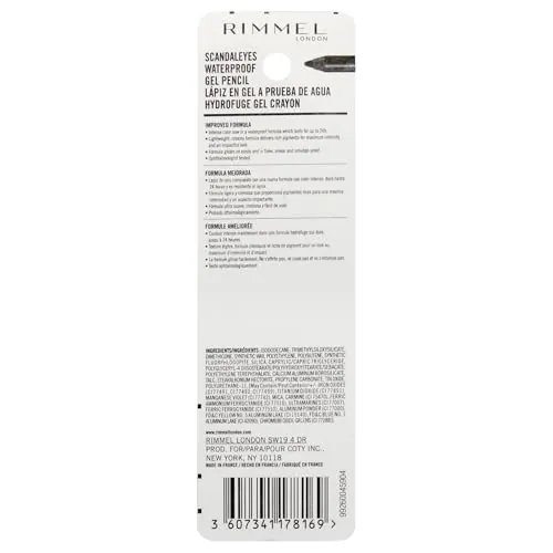 Rimmel Scandaleyes Waterproof Gel Pencil Eyeliner Review image 7