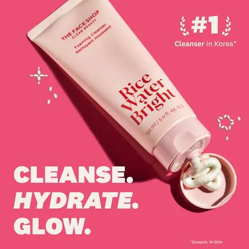 The Face Shop Rice Water Bright Foaming Cleanser Review image 3