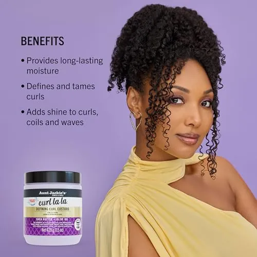 Aunt Jackie's Curl La La Review: Curl Defining Custard image 4