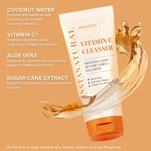 InstaNatural Vitamin C Cleanser Review: Gel Face Wash image 3