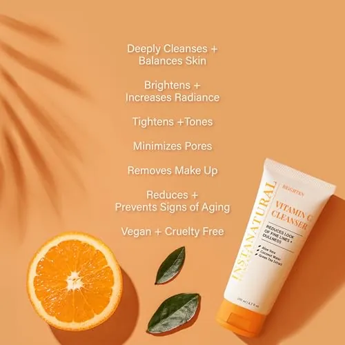 InstaNatural Vitamin C Cleanser Review: Gel Face Wash image 5
