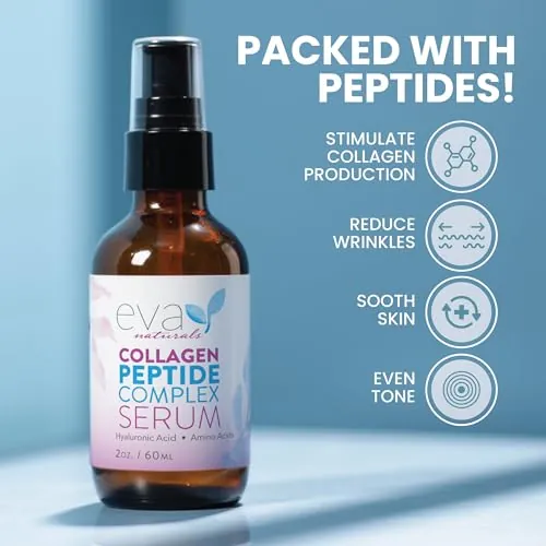 Eva Naturals Collagen Serum Review: Peptide Face Serum image 2