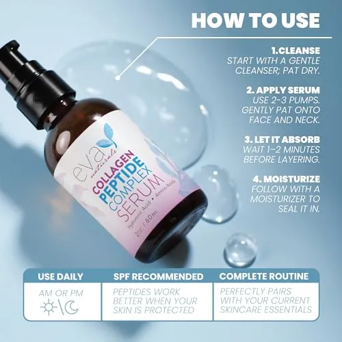 Eva Naturals Collagen Serum Review: Peptide Face Serum image 5
