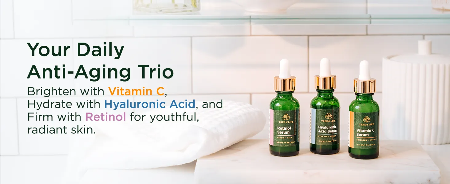 Tree of Life Face Serum Set Review: Vitamin C, Retinol Trio image 9