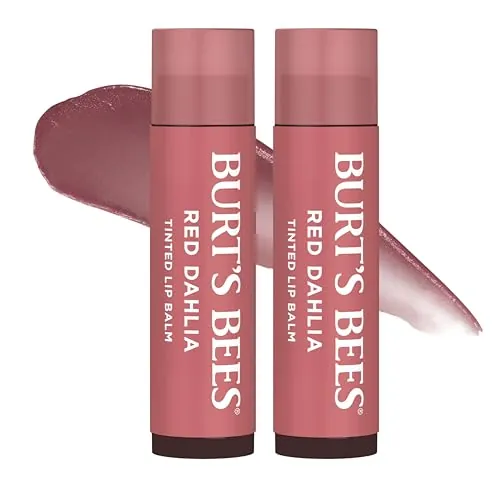Burt's Bees Red Dahlia Tinted Lip Balm Review