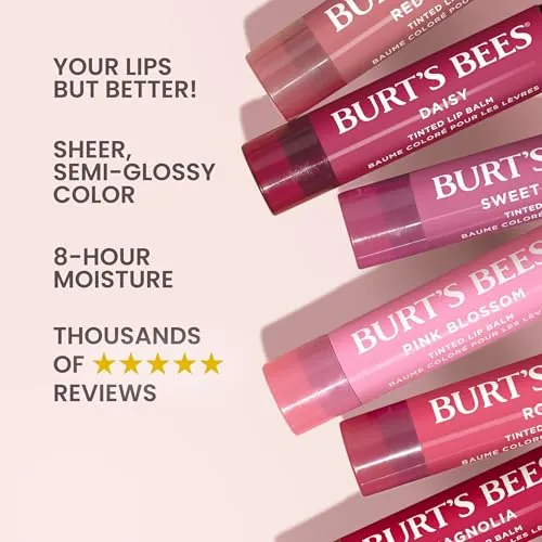 Burt's Bees Red Dahlia Tinted Lip Balm Review image 3