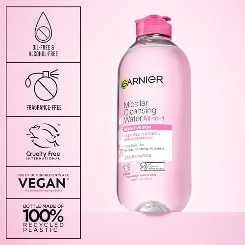 Garnier Micellar Water Review: Sensitive Skin Cleanser image 5