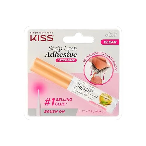 KISS Lash Adhesive Review: Clear Lash Glue for Strip Lashes
