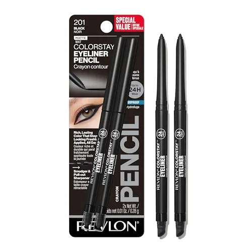 Revlon ColorStay Pencil Eyeliner Review: Waterproof 2-Pack