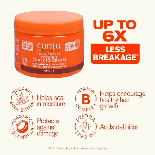 Cantu Coconut Curling Cream Review for Natural Hair image 4