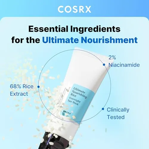 COSRX Ultimate Nourishing Rice Overnight Spa Mask Review image 2