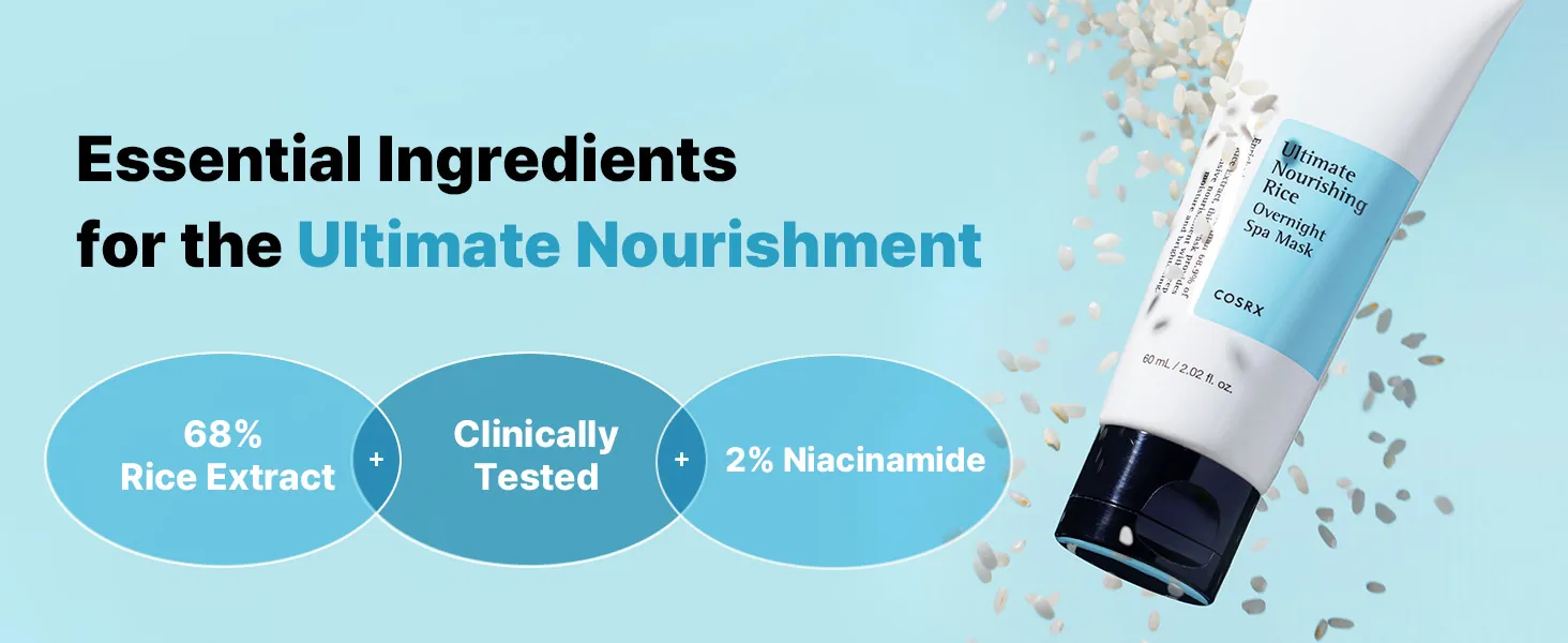 COSRX Ultimate Nourishing Rice Overnight Spa Mask Review image 9