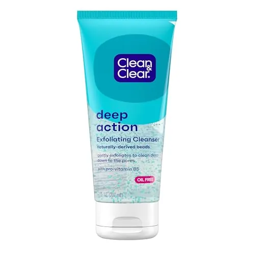 Clean & Clear Deep Action Exfoliating Facial Cleanser Review
