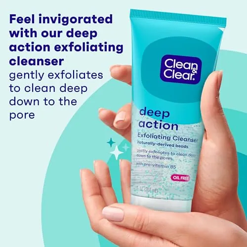 Clean & Clear Deep Action Exfoliating Facial Cleanser Review image 2