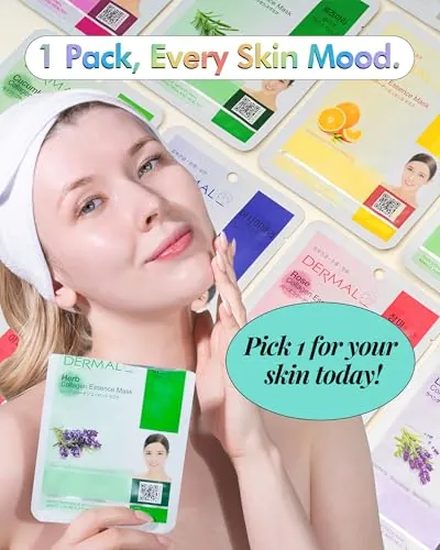 DERMAL 24 Combo Pack Sheet Mask Review: Hydration & Value image 4