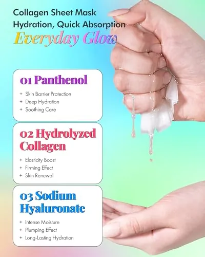 DERMAL 24 Combo Pack Sheet Mask Review: Hydration & Value image 6