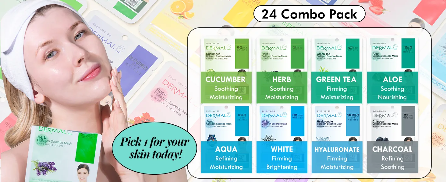 DERMAL 24 Combo Pack Sheet Mask Review: Hydration & Value image 9