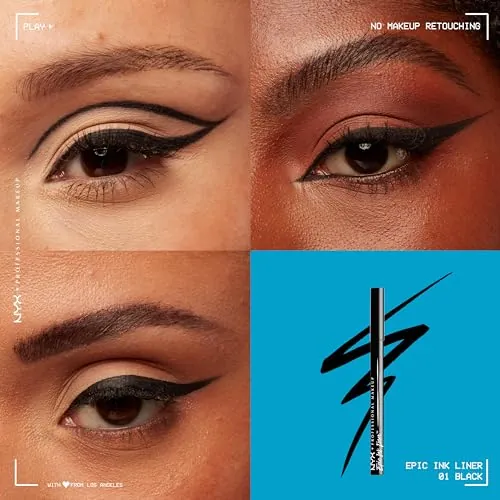 NYX Epic Ink Liner Review: Waterproof Liquid Eyeliner image 3