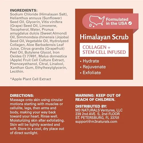 M3 Naturals Himalayan Salt Scrub Review: Body Exfoliator image 2