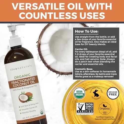 Viva Naturals Fractionated Coconut Oil Review image 6