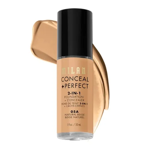 Milani Conceal + Perfect Foundation Review: 05A Natural Beige