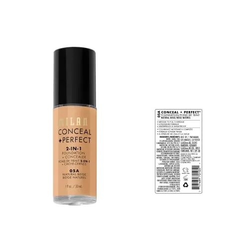 Milani Conceal + Perfect Foundation Review: 05A Natural Beige image 2